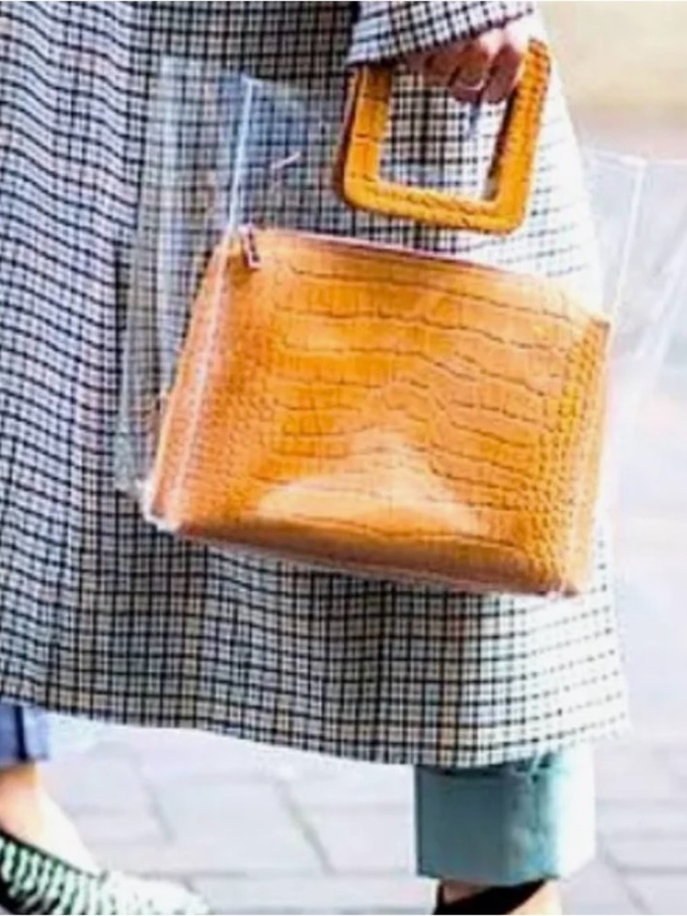 STAUD Shirley Clear PVC tote